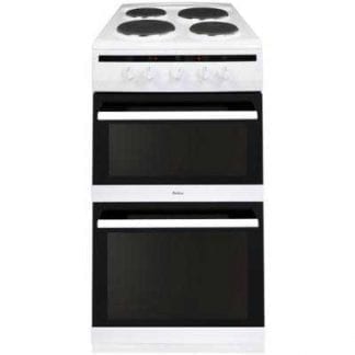 Amica 508TEE1W - 50cm Double Cavity Electric Cooker - White-0