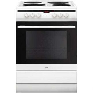 Amica 608EE2TAW - 60cm Single Cavity Electric Cooker - White-0