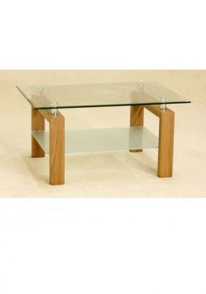 Adina Clear Glass coffee table-0