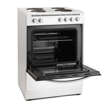 Montpellier MSE60W - 60cm Single Cavity Electric Cooker - White-2089