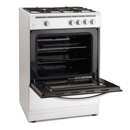 Montpellier MSG60W - 60cm Single Cavity Gas Cooker - White-2170