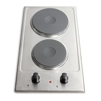 Montpellier SP200X - 2 Burner Electric Hob - Stainless Steel-0