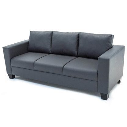 3-seater-PVC-sofa-grey-