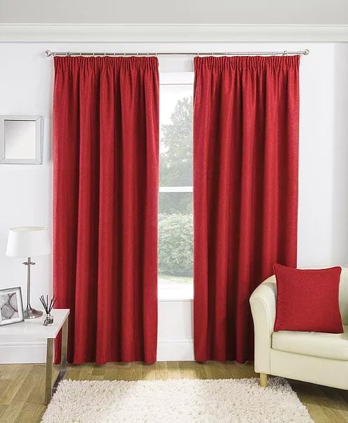 Curtains Essence Red