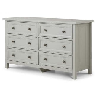 Maine-6-Drawer-Wide-Chest---Dove-Grey