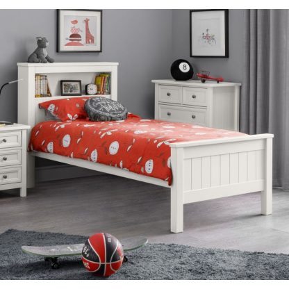 Maine-Bookcase-Bed---Surf-White