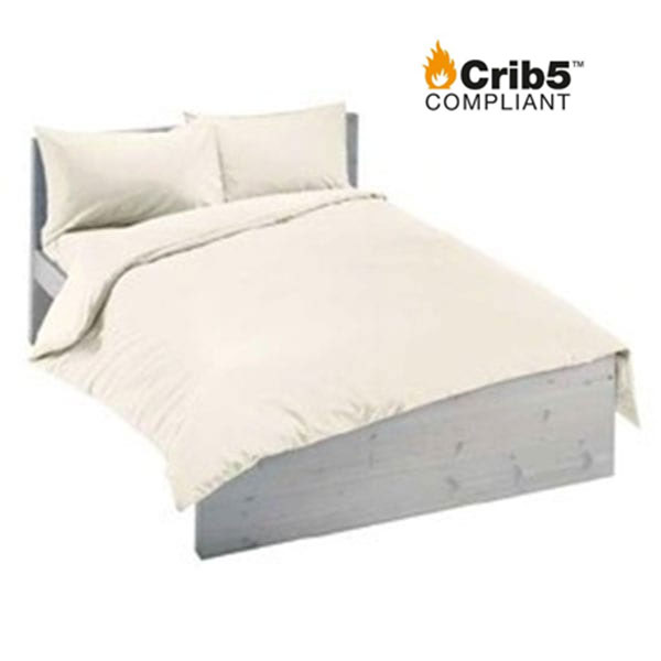 Crib 5 Source 5 Double Bedding Pack Set Cream Focus Furnishing