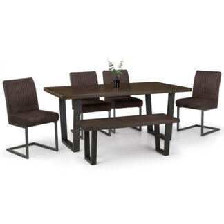 brooklyn-dark-oak-dining-table-bench-4-chairs