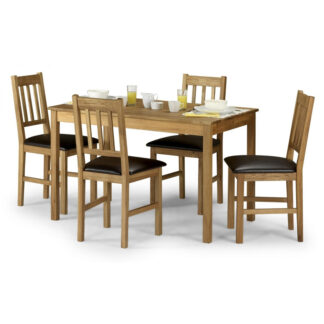 Coxmoor 4 Seater Oak Rectangular Dining Set