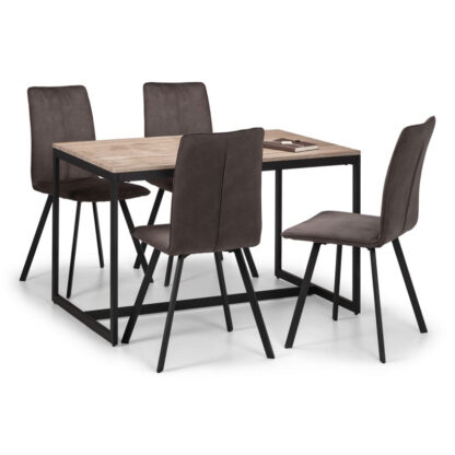 Tribeca 4 Seater Dining Set – Sonoma Oak