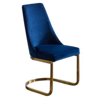 Vittoria Cantilever Dining Chair – Blue