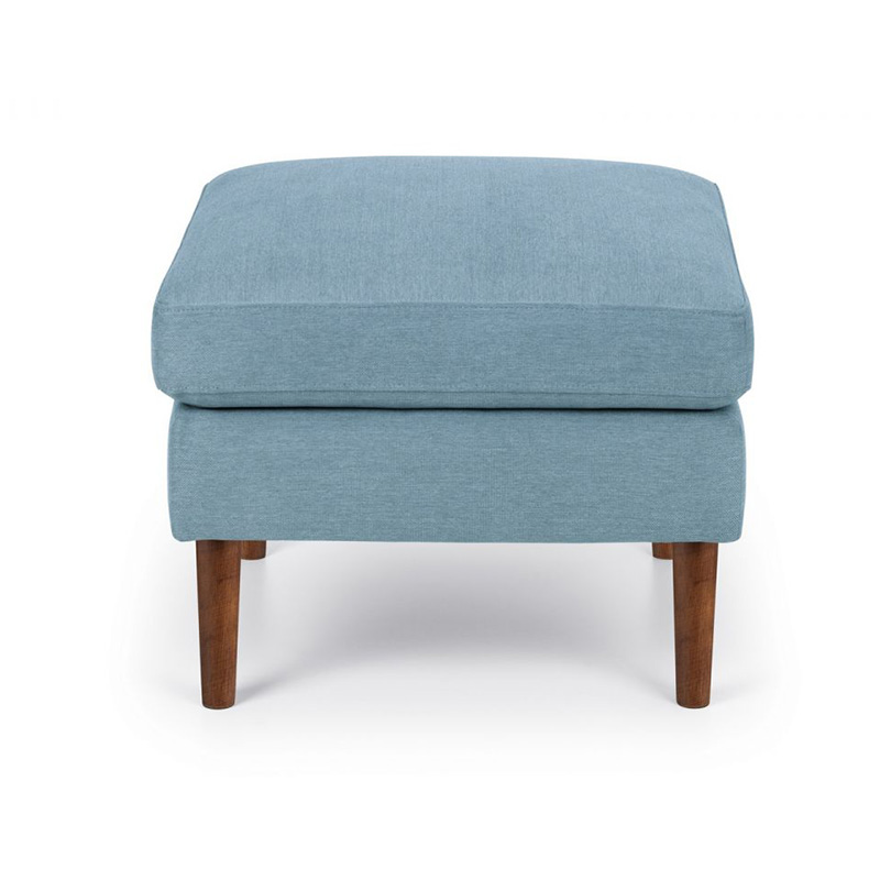 Blue and 2024 grey ottoman