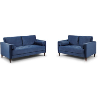 Harper Sofa Plush Blue 32 Set