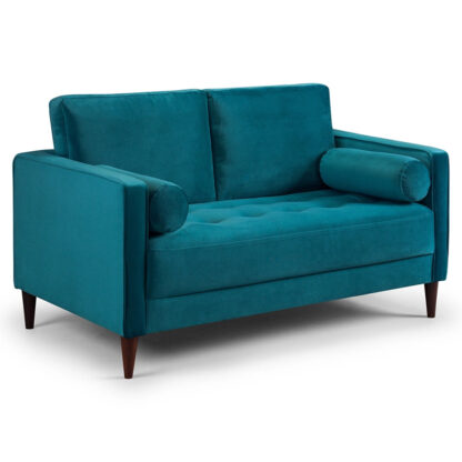 Harper Sofa Plush Teal 2 Seater