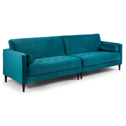 Harper Sofa Plush Teal 4 Seater