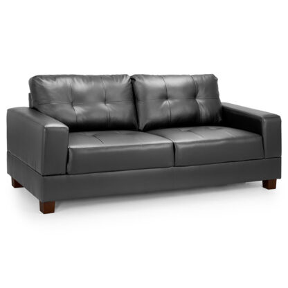 Jerry Sofa Black 3 Seater