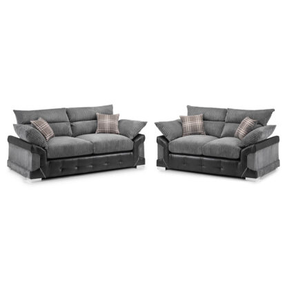 Logan Sofa Black_Grey 32 Set