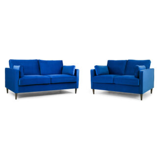 Munich Sofa Plush Blue Armchair (1)