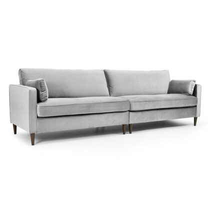 Munich Sofa Plush Grey 4 Seater