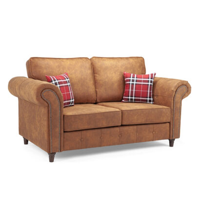 Oakland Sofa Tan 2 Seater