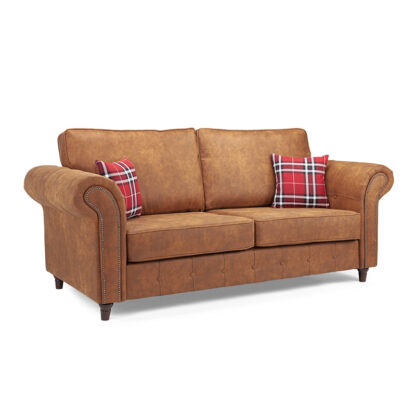 Oakland Sofa Tan 3 Seater