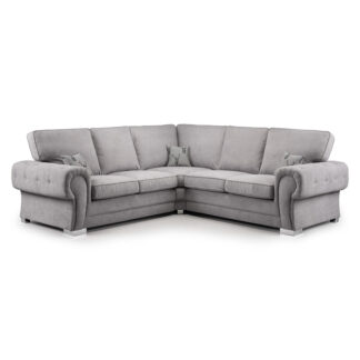 Verona Fullback Sofa Grey Large Corner
