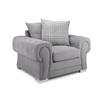 Verona Scatterback Sofa Grey Armchair
