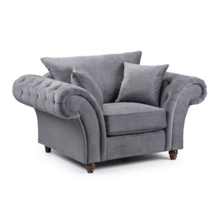 Windsor Fullback Sofa Grey Armchair (1)