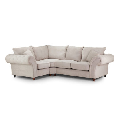 Windsor Fullback Sofa Stone Left Hand Facing Corner (1)