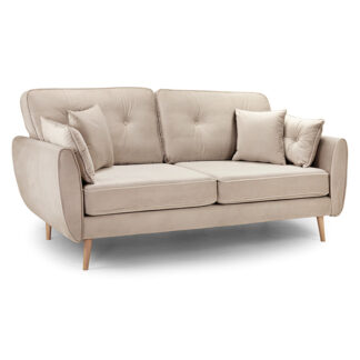 small 2 seater sofa beige