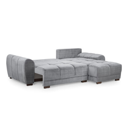 Azzuro Universal Corner Grey sofabed