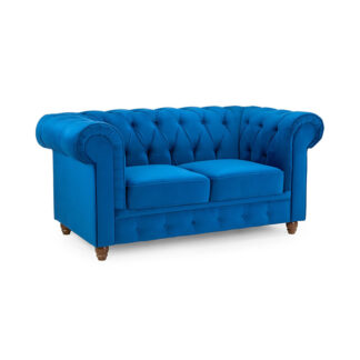 Kensington Sofa Plush Blue 2 Seater