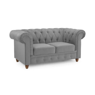 Kensington Sofa Plush Grey 2 Seater