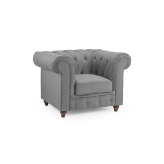 Kensington Sofa Plush Grey Armchair