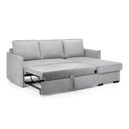 Miel Sofabed Plush Grey Open