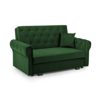 Rosalind Sofabed Plush Green 2 Seater