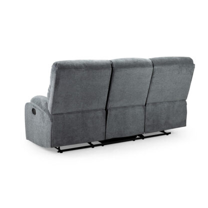 Sierra Recliner Sofa Grey 3 Seater Back