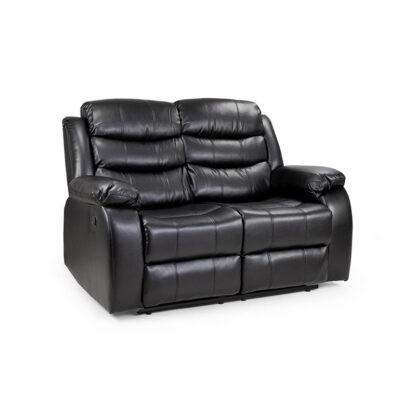 Vista Recliner Sofa Black 2 seater